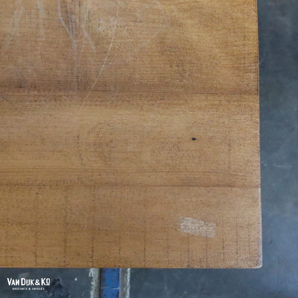 Brocante houten bureau - Afbeelding 6