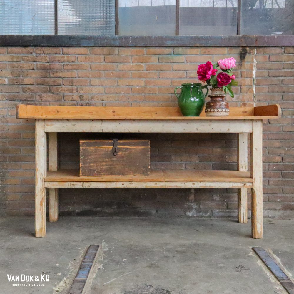 Brocante werktafel