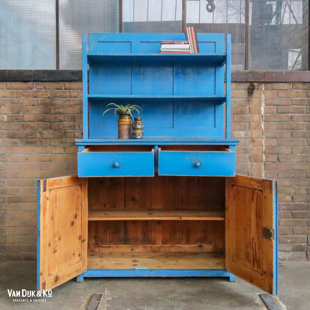 Blauwe buffetkast - Afbeelding 3