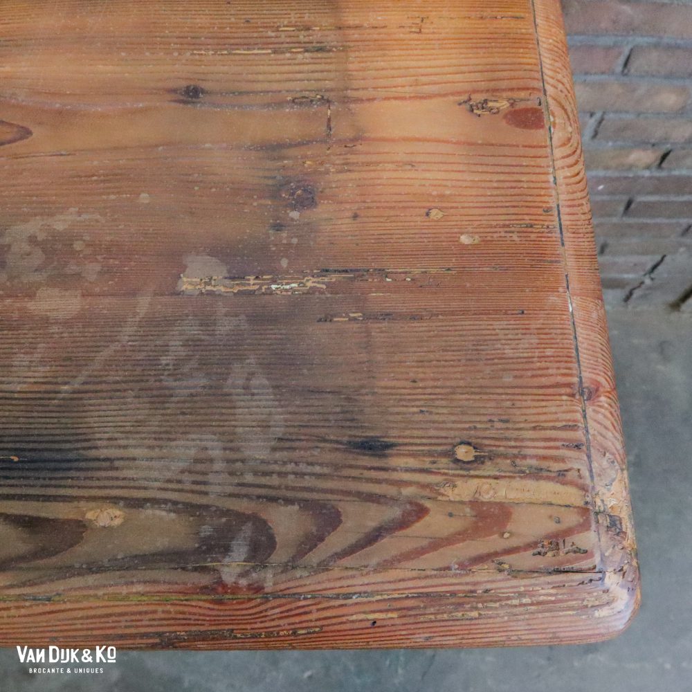 Brocante dressoir met uitschuifbare plank - Afbeelding 10