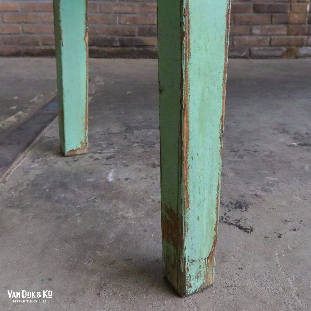 Brocante houten tafel - Afbeelding 9