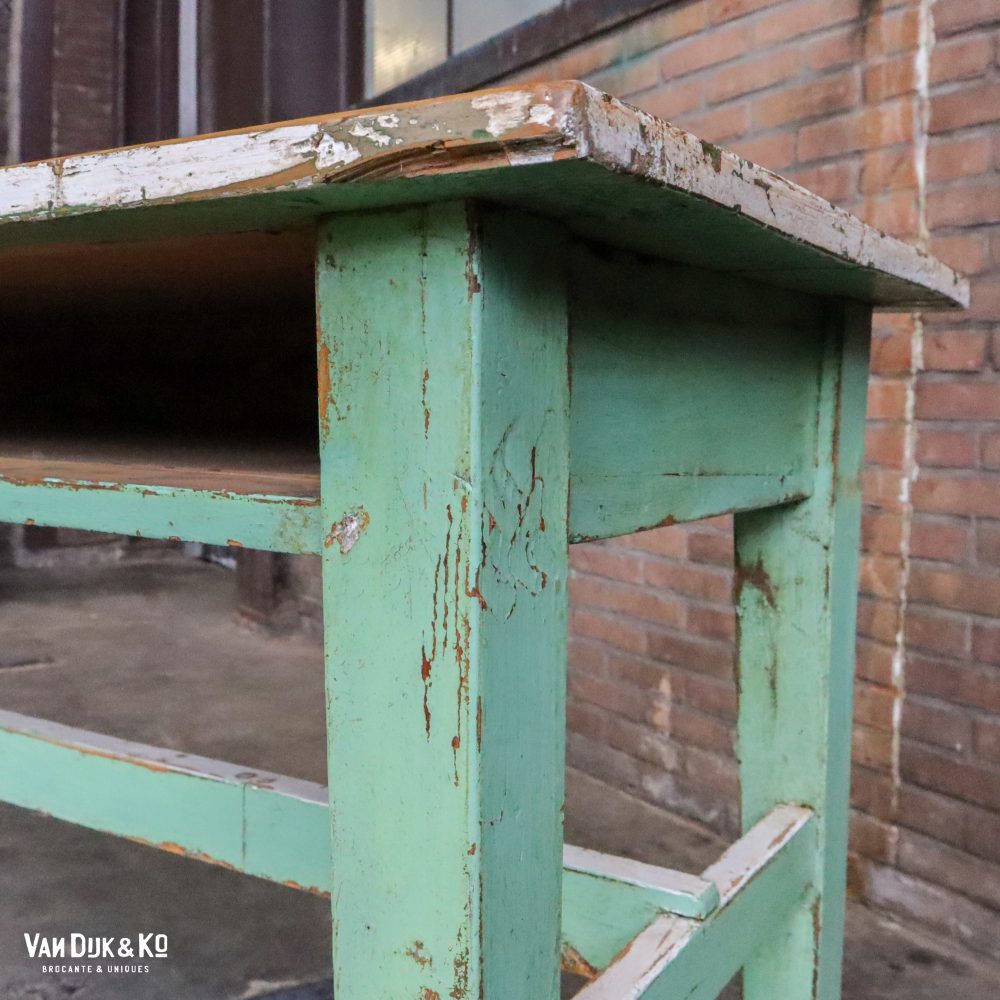 Brocante houten tafel - Afbeelding 5