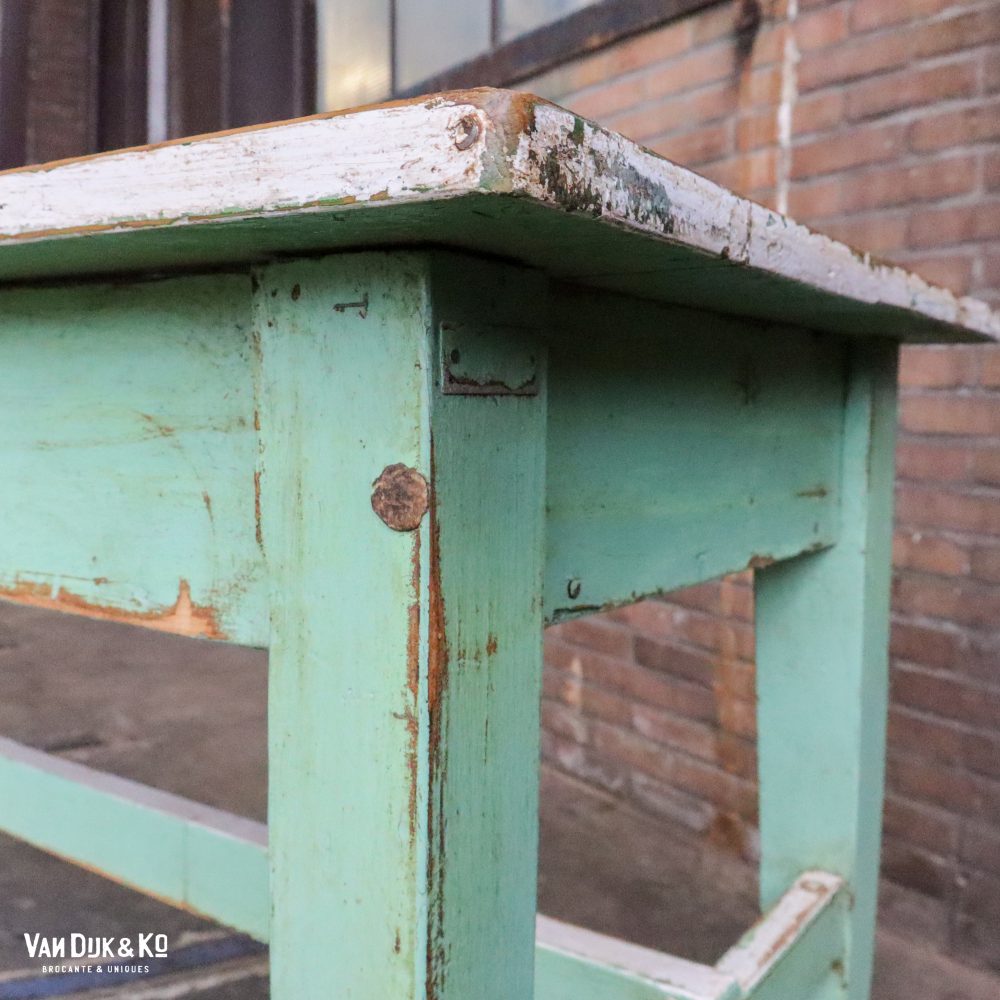 Brocante houten tafel - Afbeelding 4