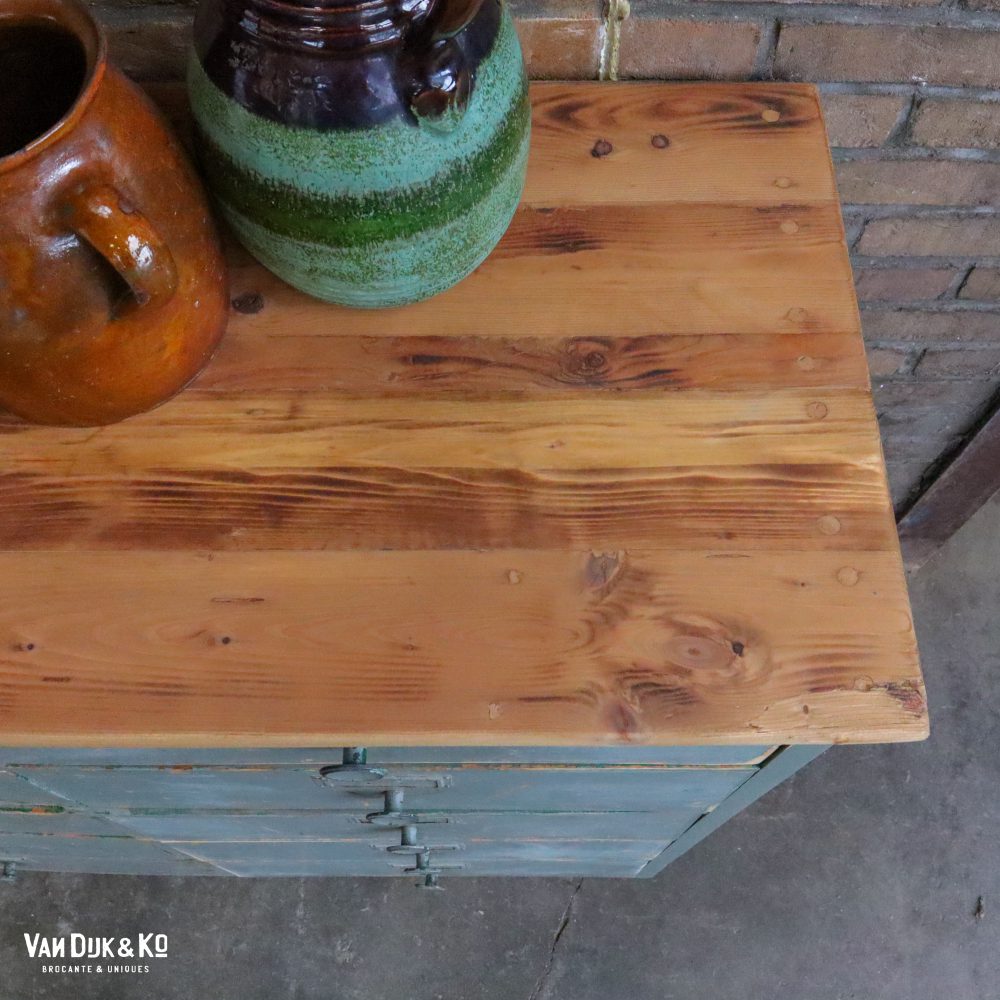 Vintage toog met lades - Afbeelding 5