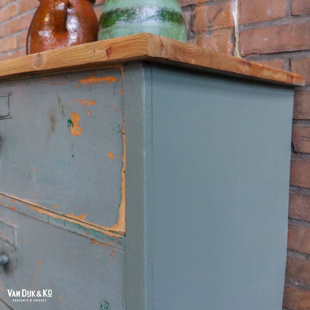 Vintage toog met lades - Afbeelding 8