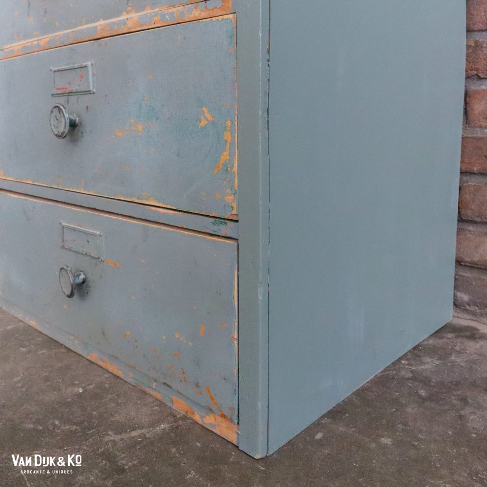 Vintage toog met lades - Afbeelding 9