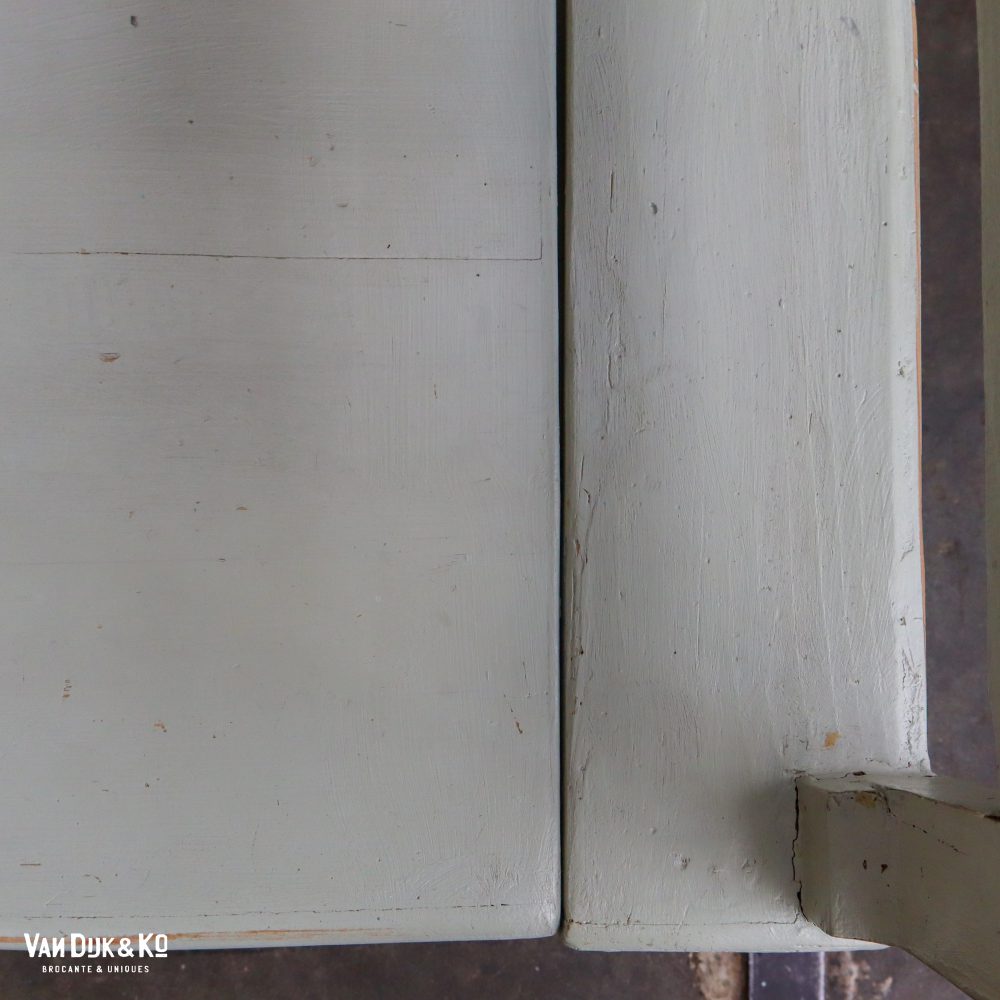 Brocante houten klepbank - Afbeelding 7