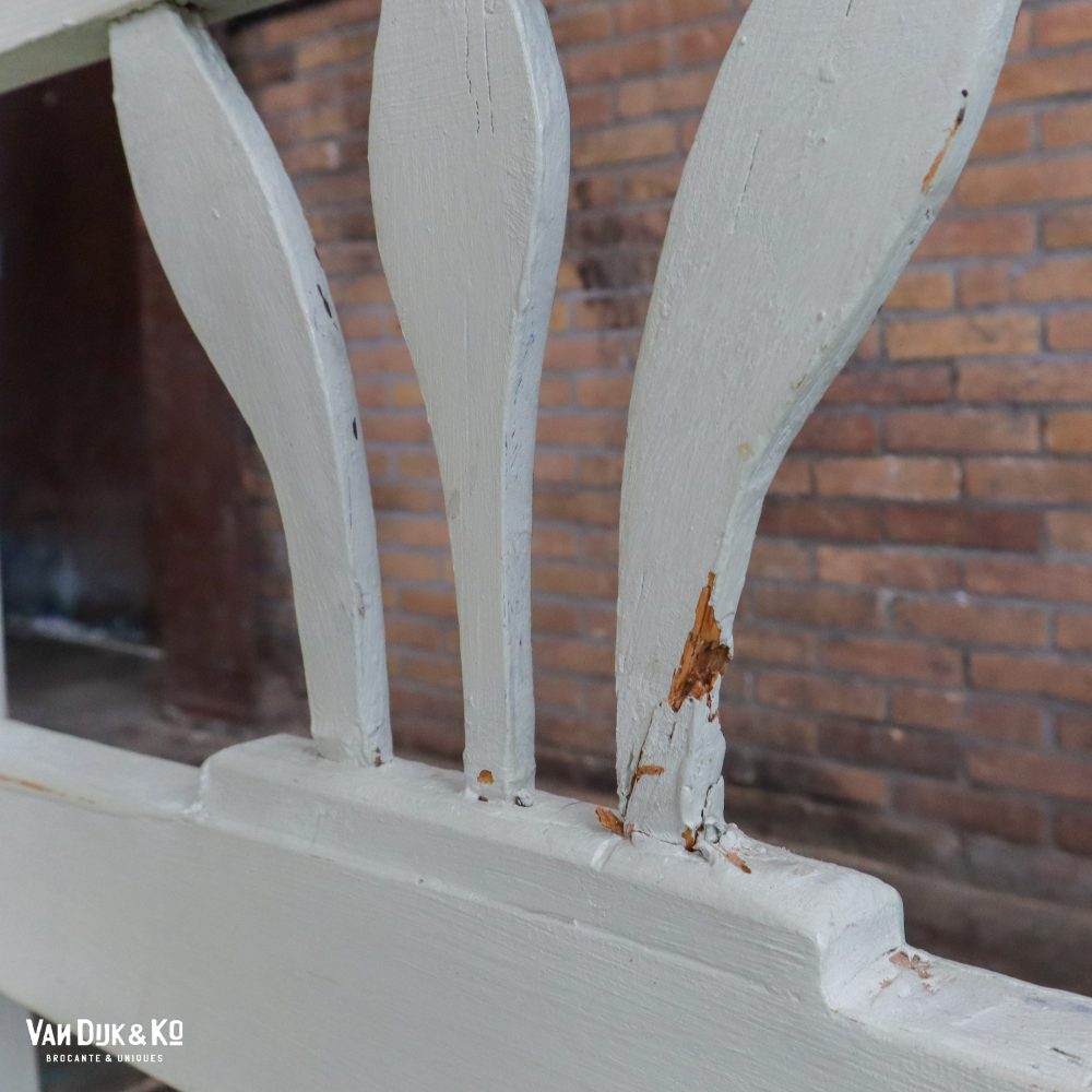 Brocante houten klepbank - Afbeelding 10
