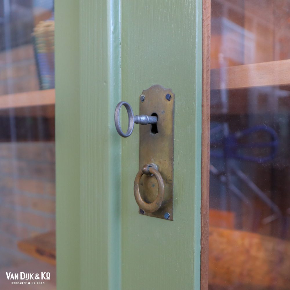 Groene vitrinekast - Afbeelding 6