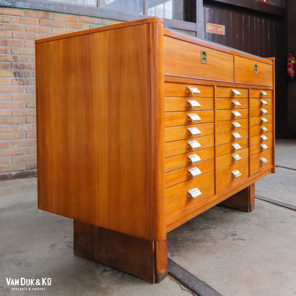 Vintage toonbank met lades - Afbeelding 6