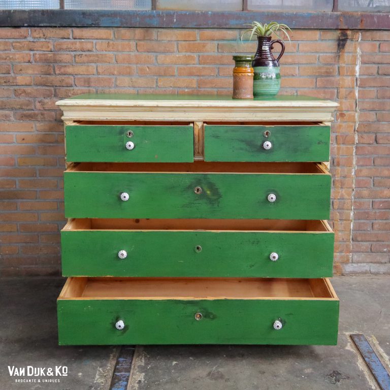 Groene commode » Van Dijk & Ko