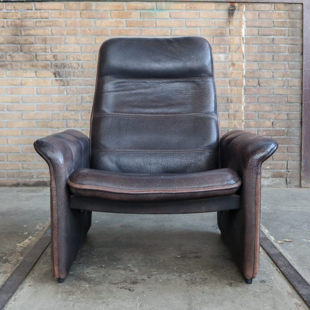 Vintage lounge fauteuil, verstelbaar - Afbeelding 3