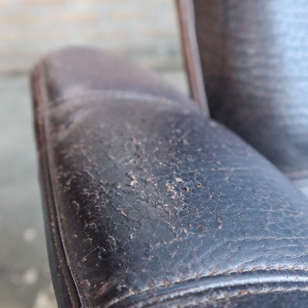 Vintage lounge fauteuil, verstelbaar - Afbeelding 9