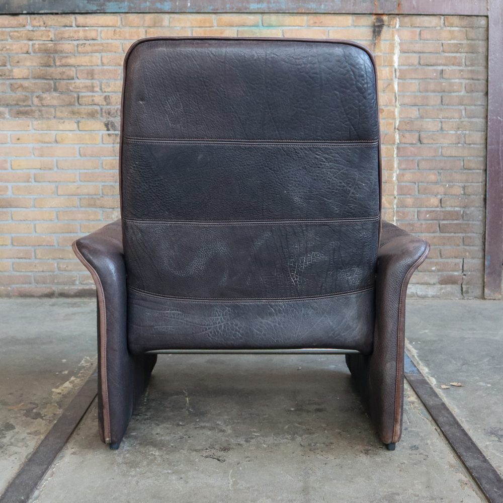 Vintage lounge fauteuil, verstelbaar - Afbeelding 5