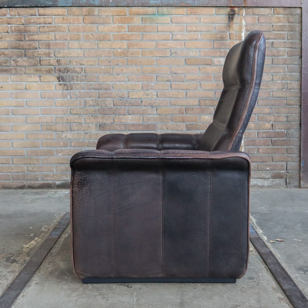 Vintage lounge fauteuil, verstelbaar - Afbeelding 4