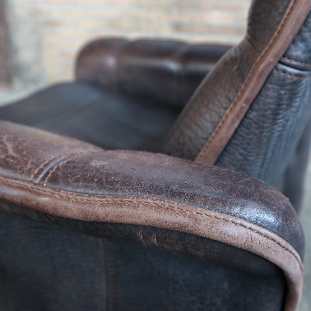 Vintage lounge fauteuil, verstelbaar - Afbeelding 12