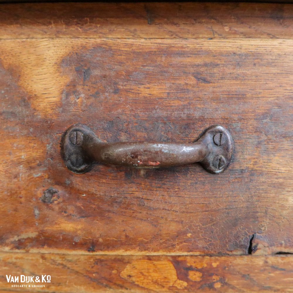 Brocante houten vakkenkast - Afbeelding 9