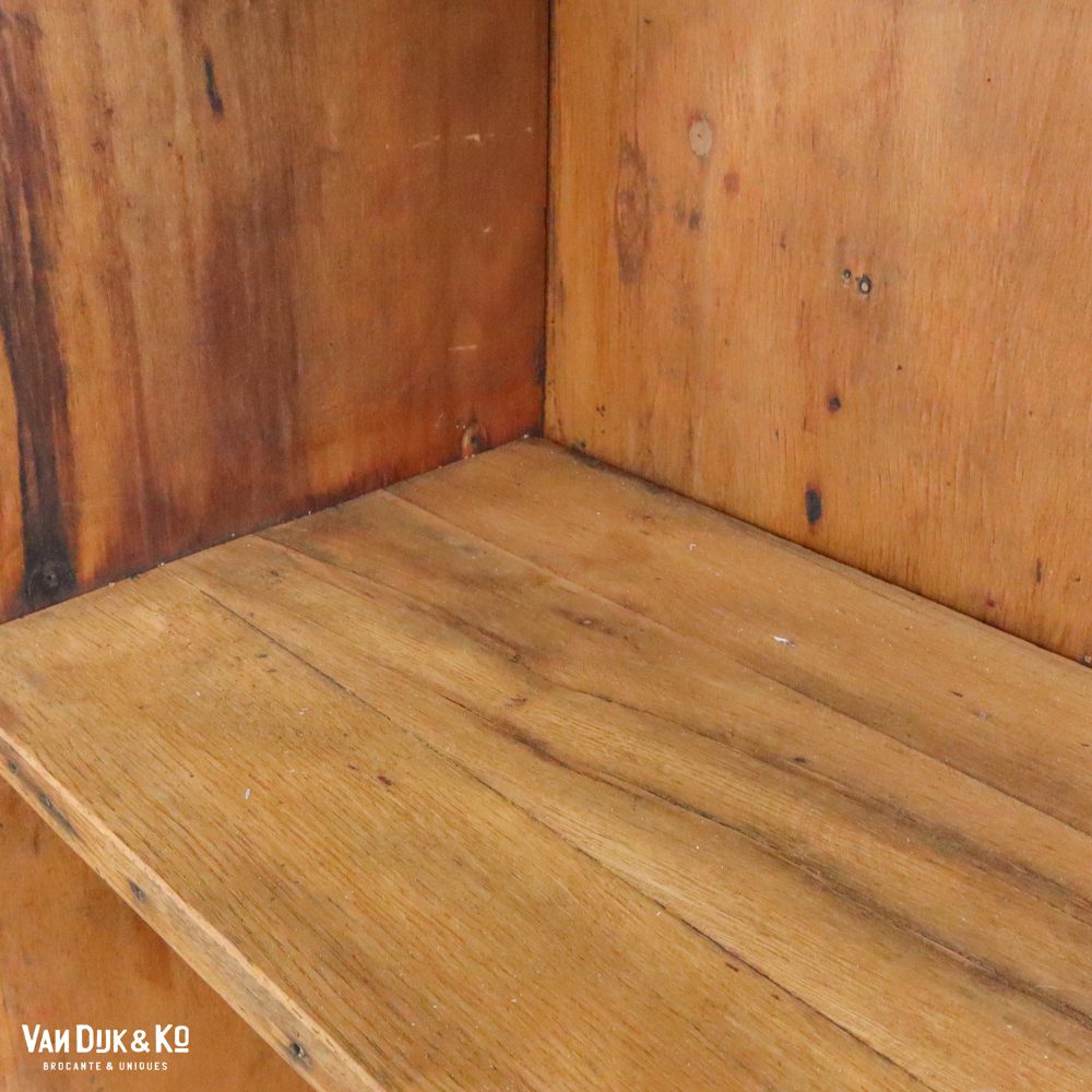Brocante houten vakkenkast - Afbeelding 8
