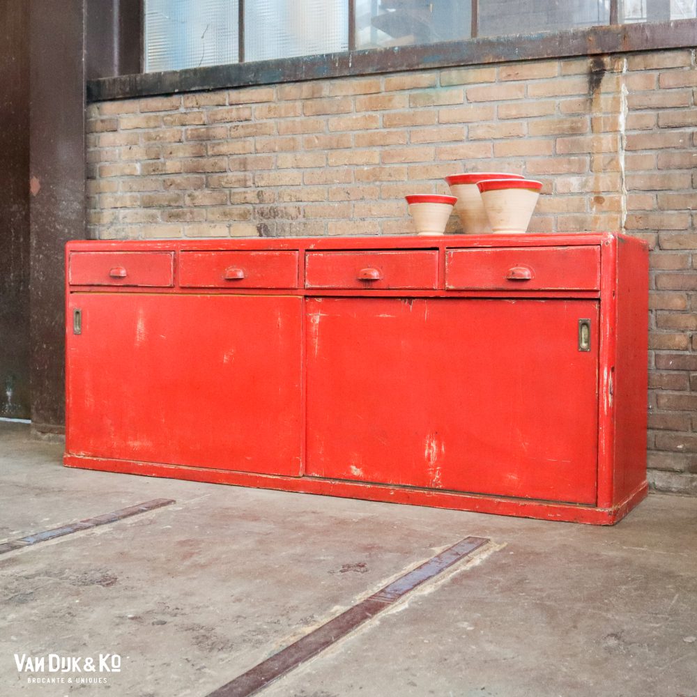 Brocante rode toog - Afbeelding 2