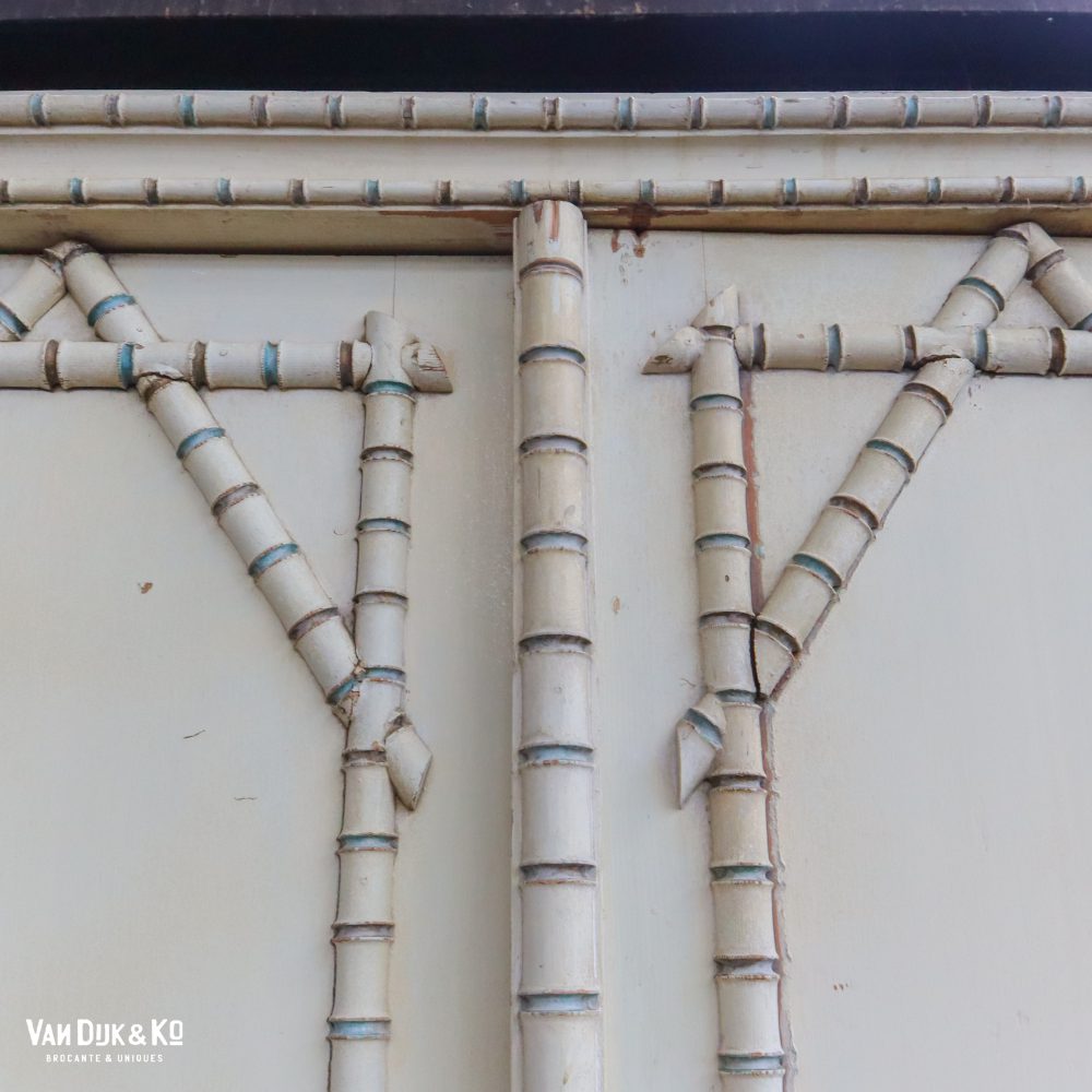Faux bamboo kast - Afbeelding 6