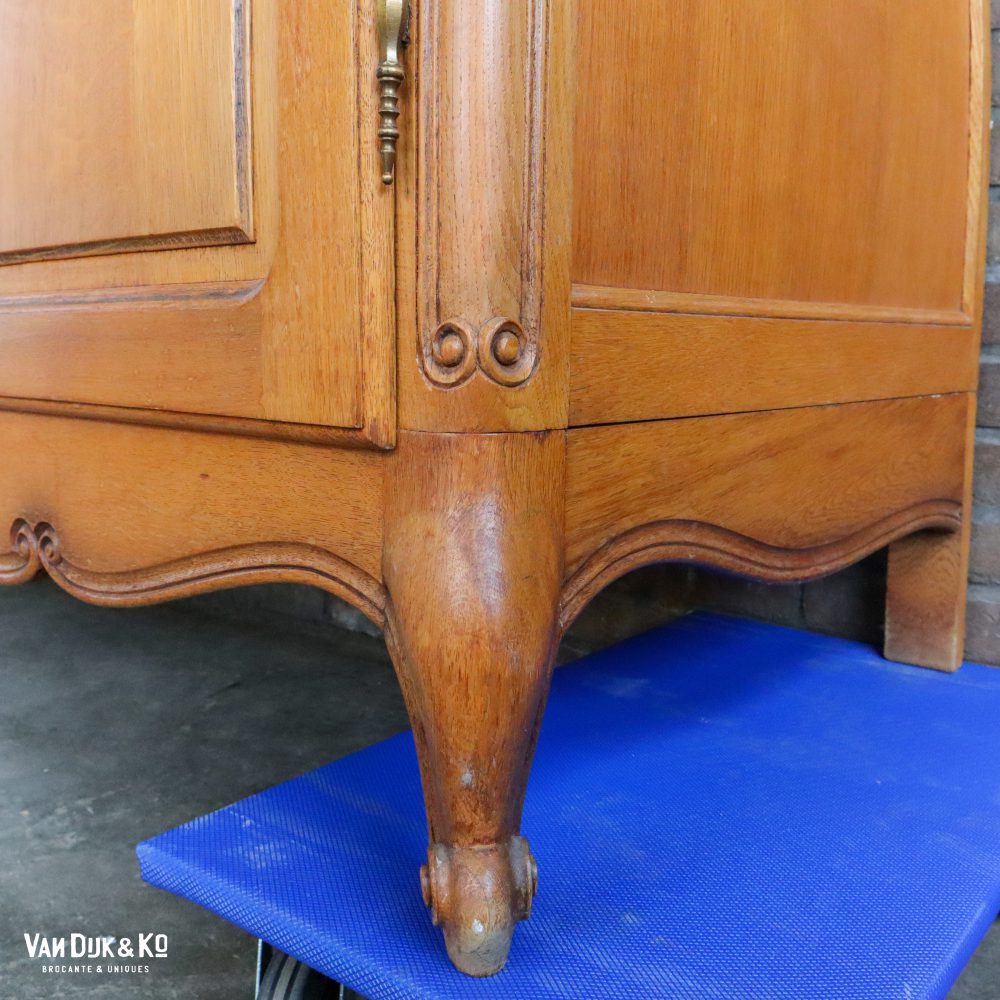 Vintage vierdeurs kledingkast - demontabel - Afbeelding 10
