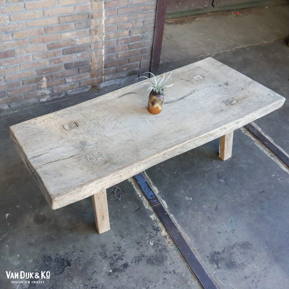 Lage houten slachttafel