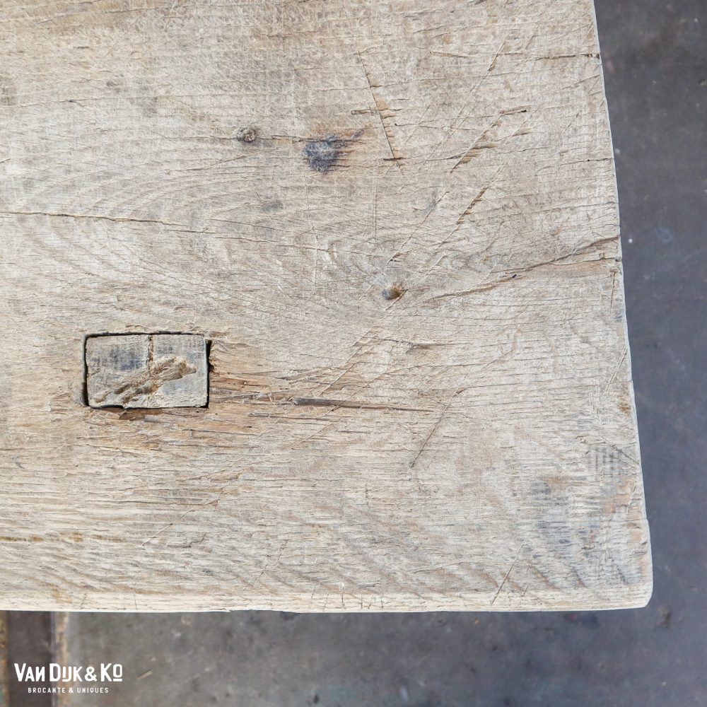 Lage houten slachttafel - Afbeelding 7