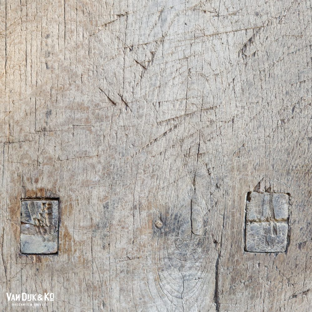 Lage houten slachttafel - Afbeelding 6
