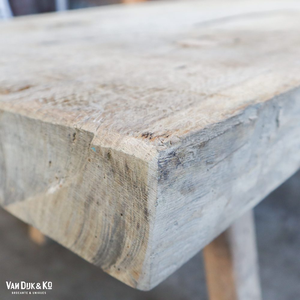 Lage houten slachttafel - Afbeelding 5