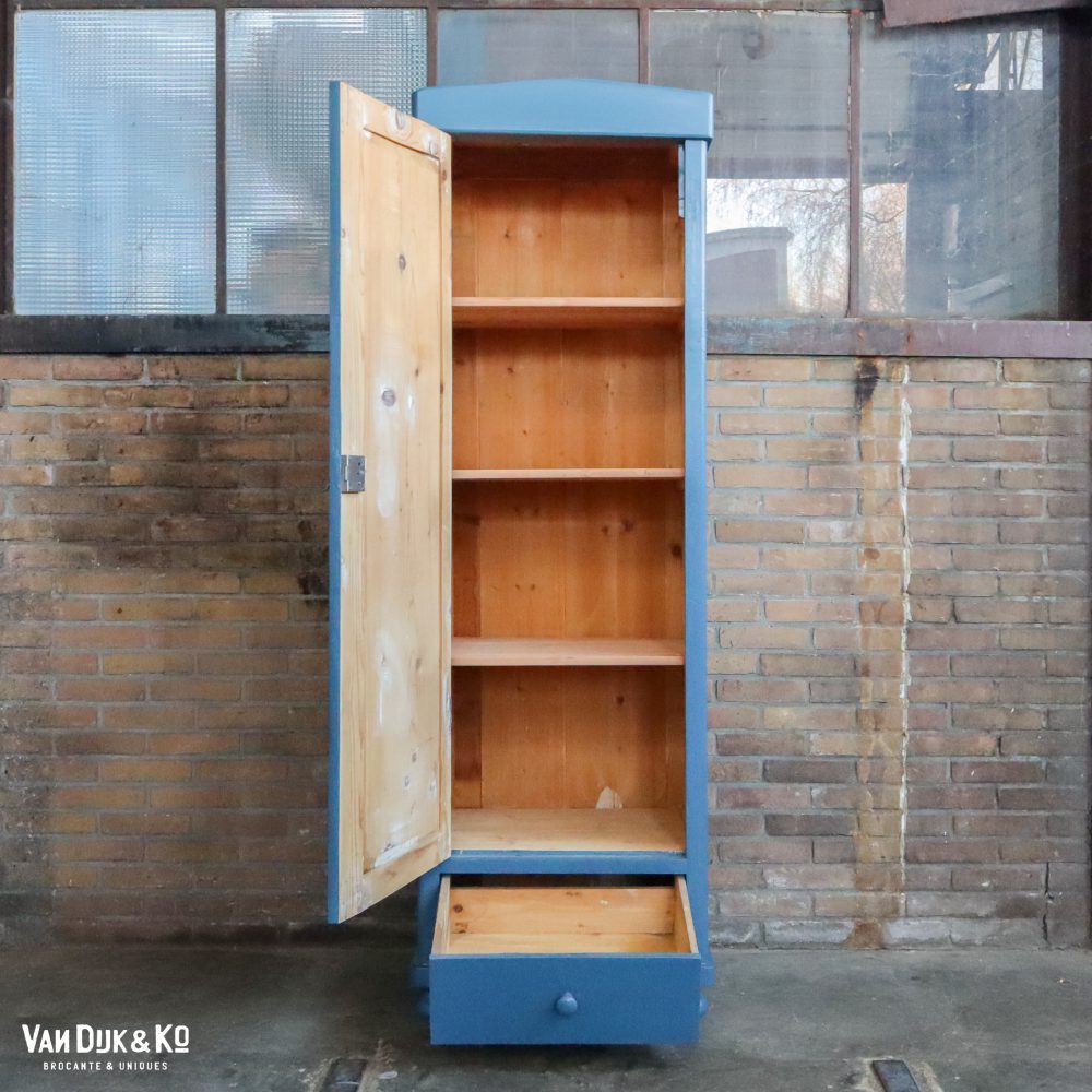 Blauwe eendeurs linnenkast - Afbeelding 3
