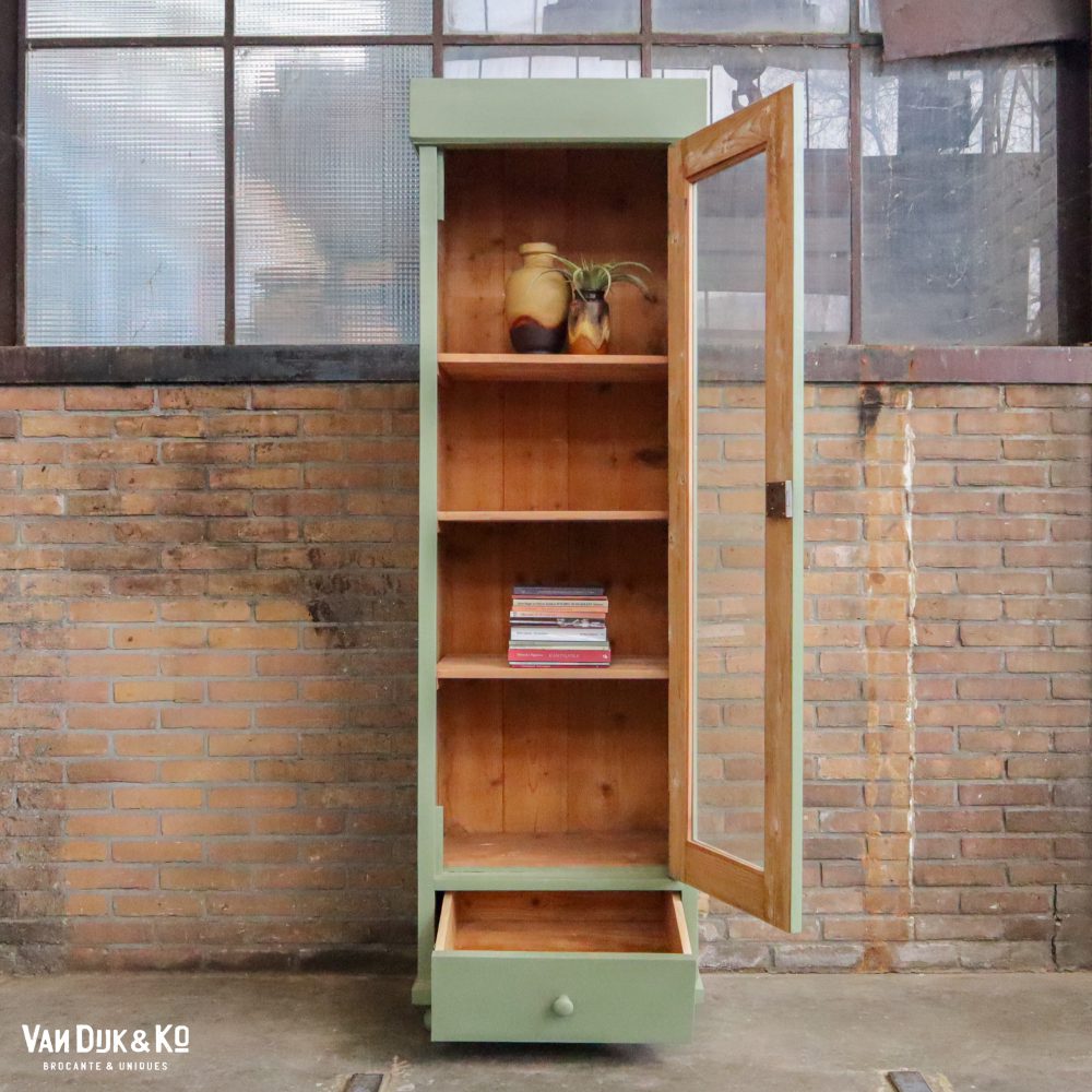 Eendeurs vitrinekast - Afbeelding 3