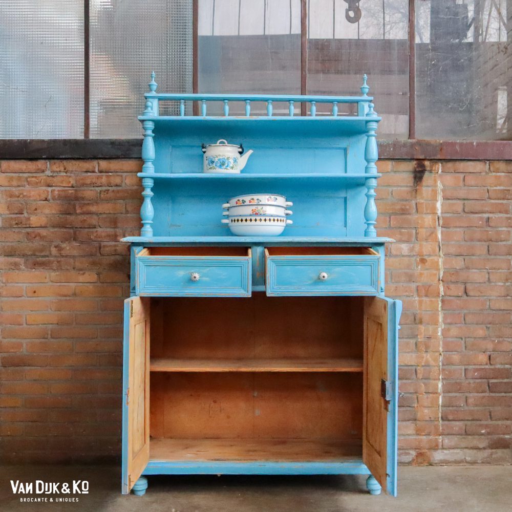 Blauwe buffetkast - Afbeelding 3
