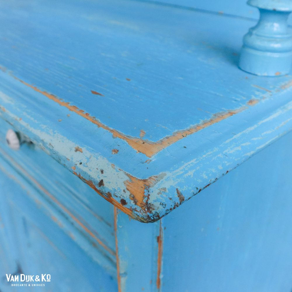 Blauwe buffetkast - Afbeelding 7