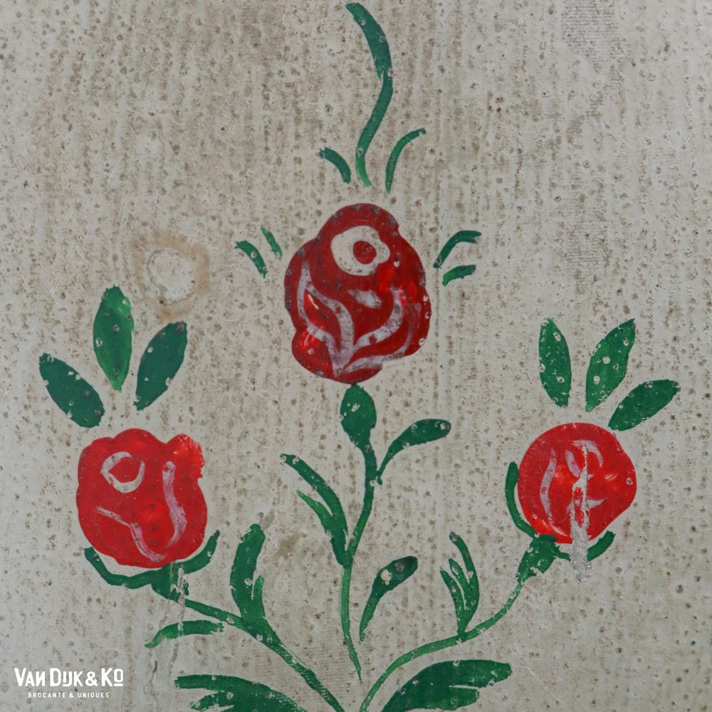 Groene houten beschilderde klepbank - Afbeelding 9