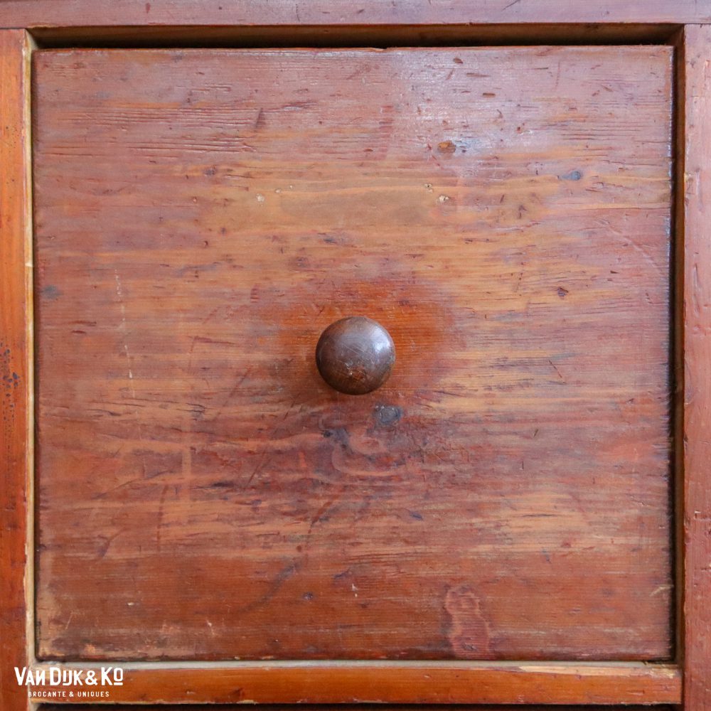 Brocante dressoir met lades - Afbeelding 7