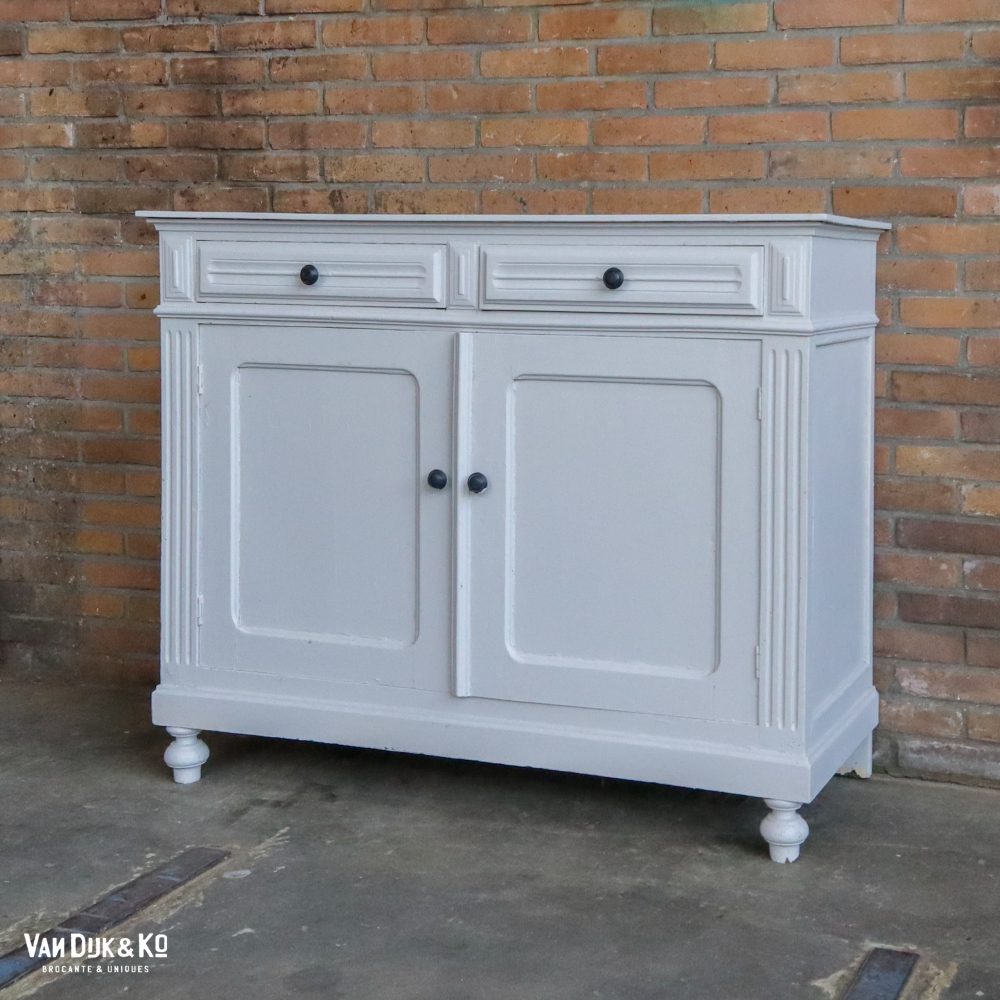 Lichtgrijze commode - Afbeelding 2
