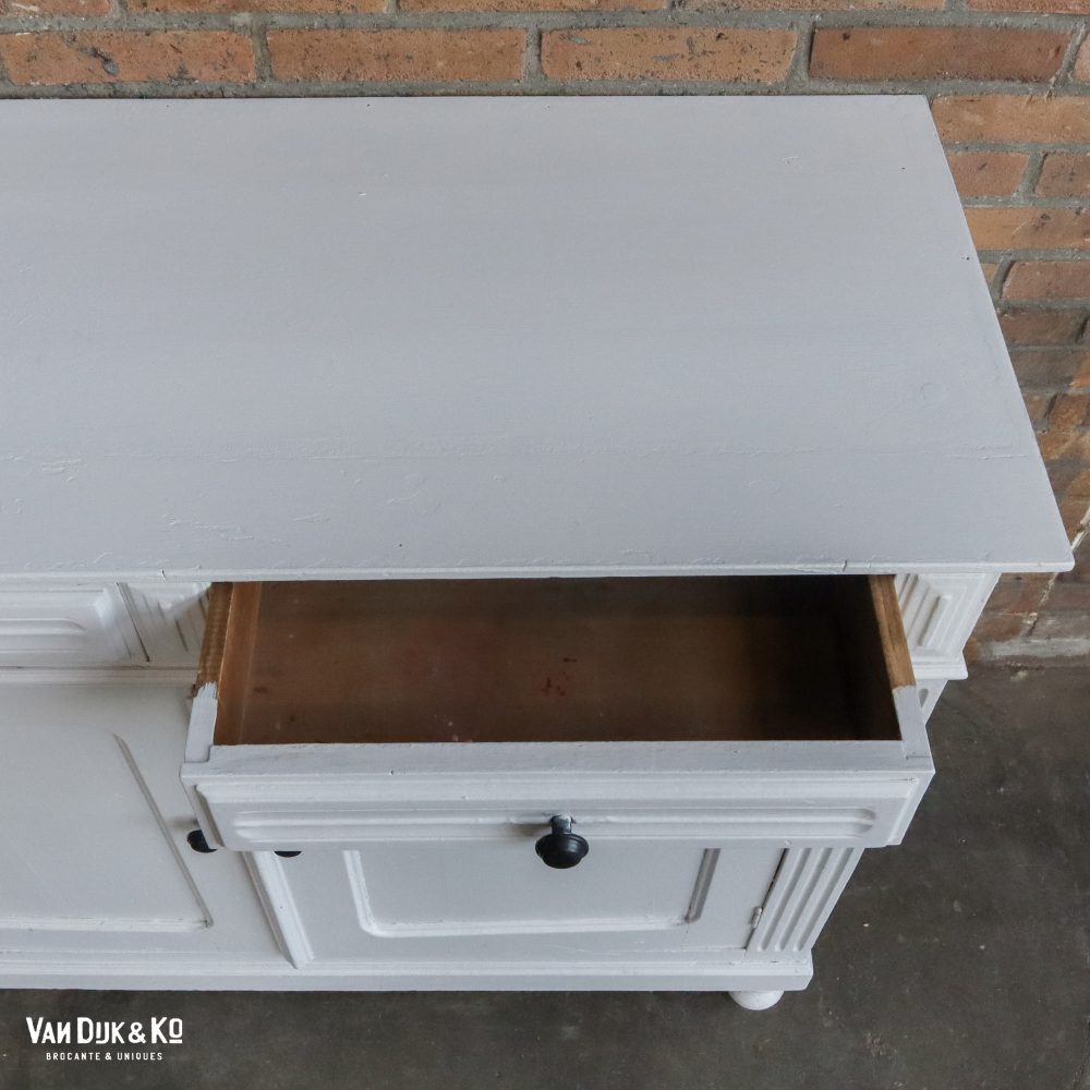 Lichtgrijze commode - Afbeelding 5