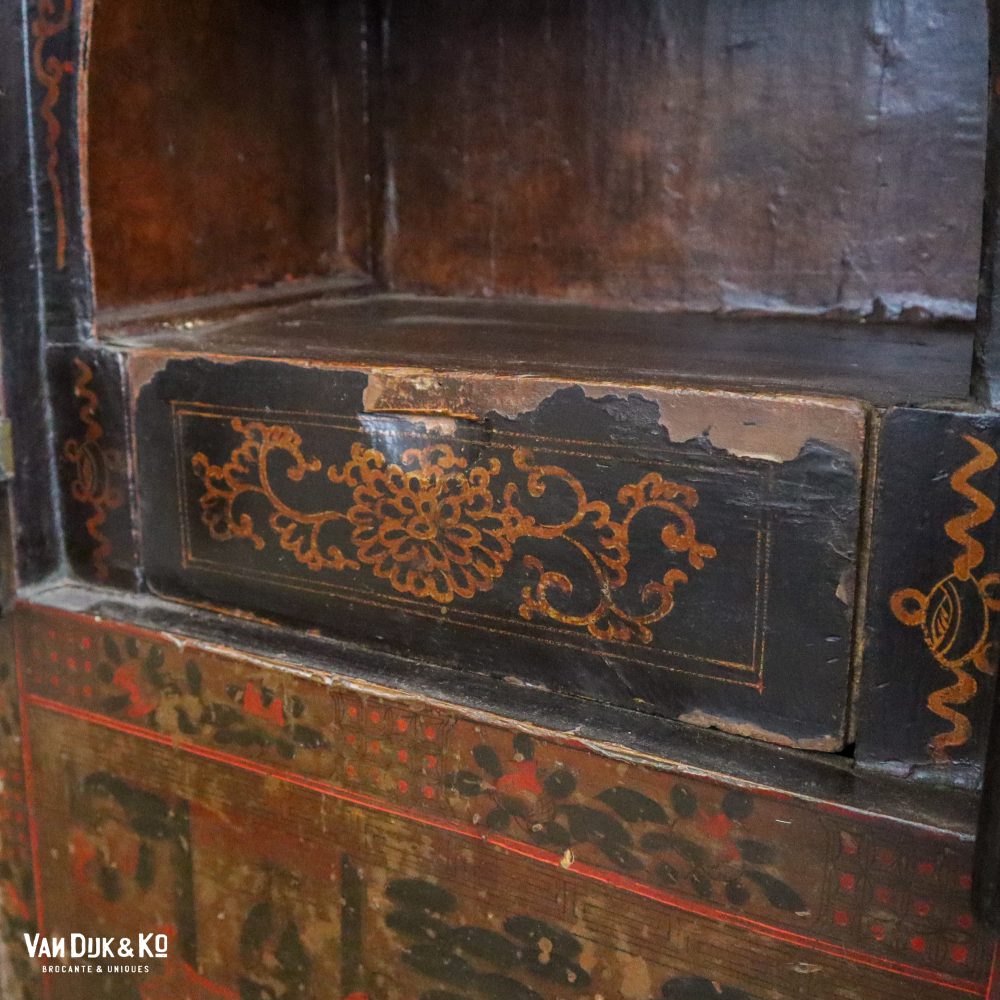 Antiek Chinees kastje - Afbeelding 6