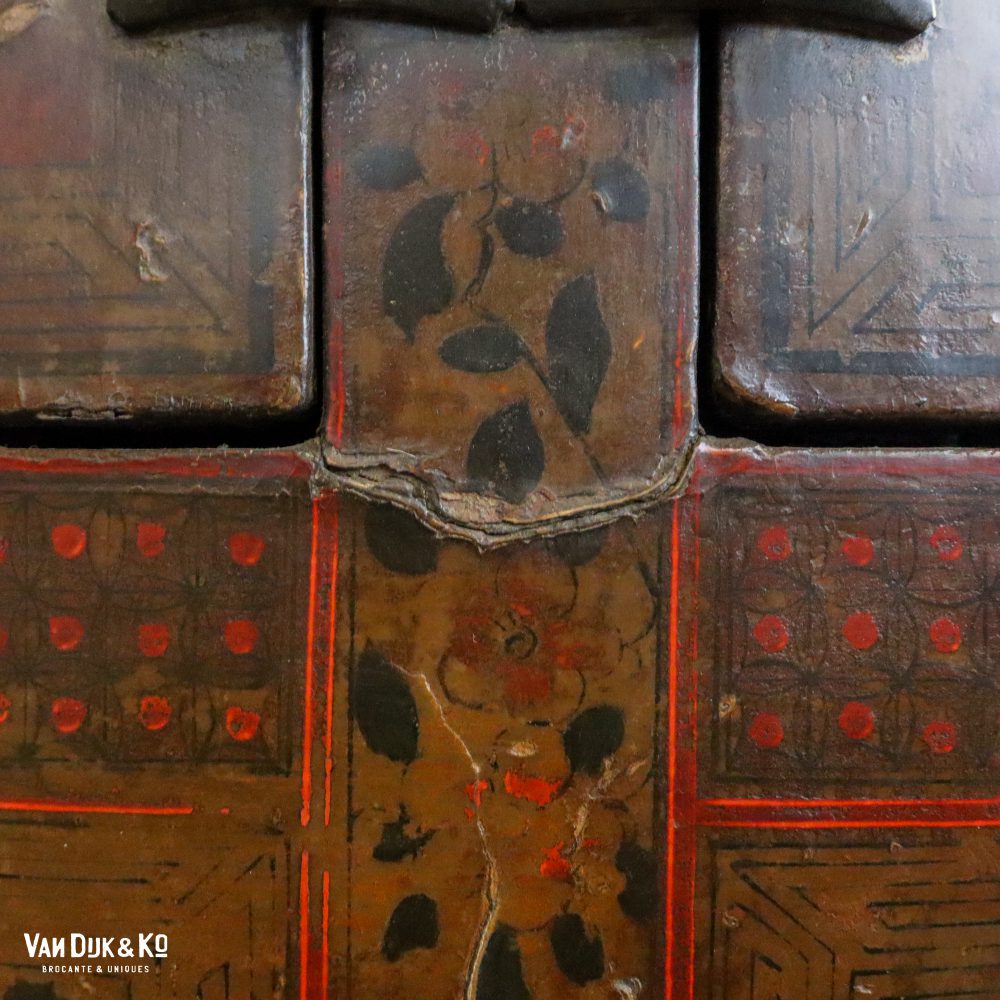 Antiek Chinees kastje - Afbeelding 10