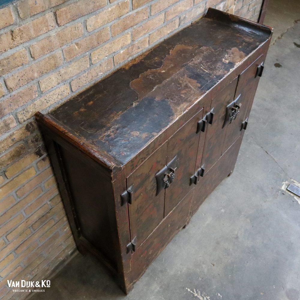 Antiek Chinees kastje - Afbeelding 5