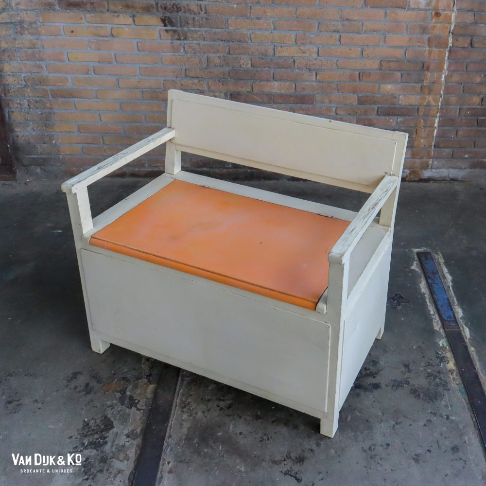 Brocante klepbankje - Afbeelding 2