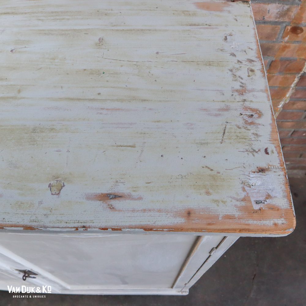 Brocante wit kastje - Afbeelding 5