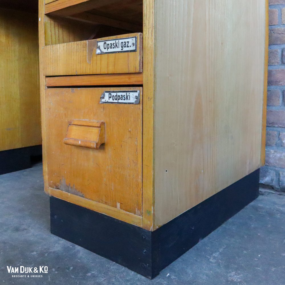 Vintage houten bureautje - Afbeelding 12