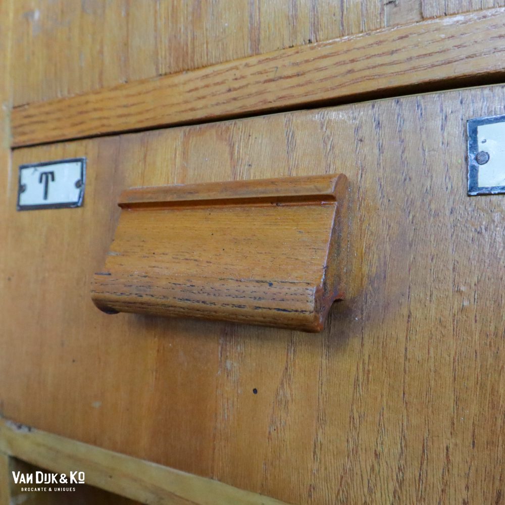 Vintage houten bureautje - Afbeelding 10