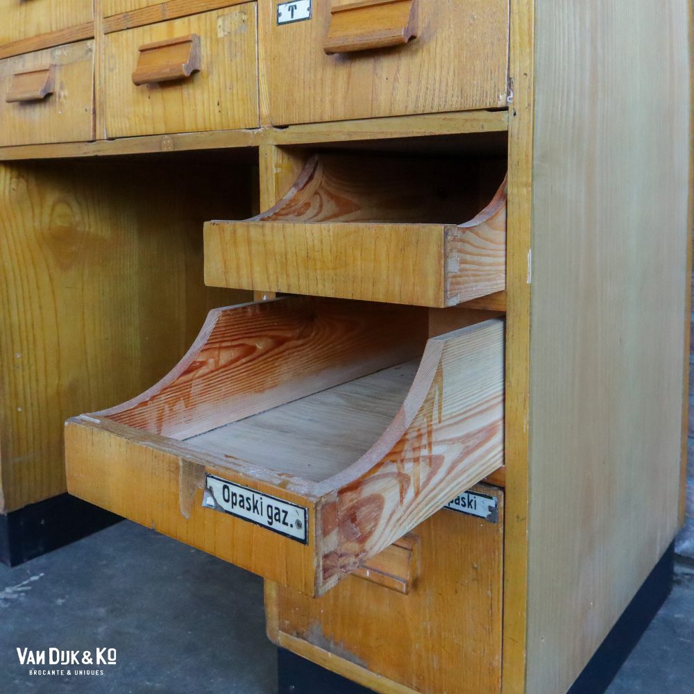 Vintage houten bureautje - Afbeelding 7