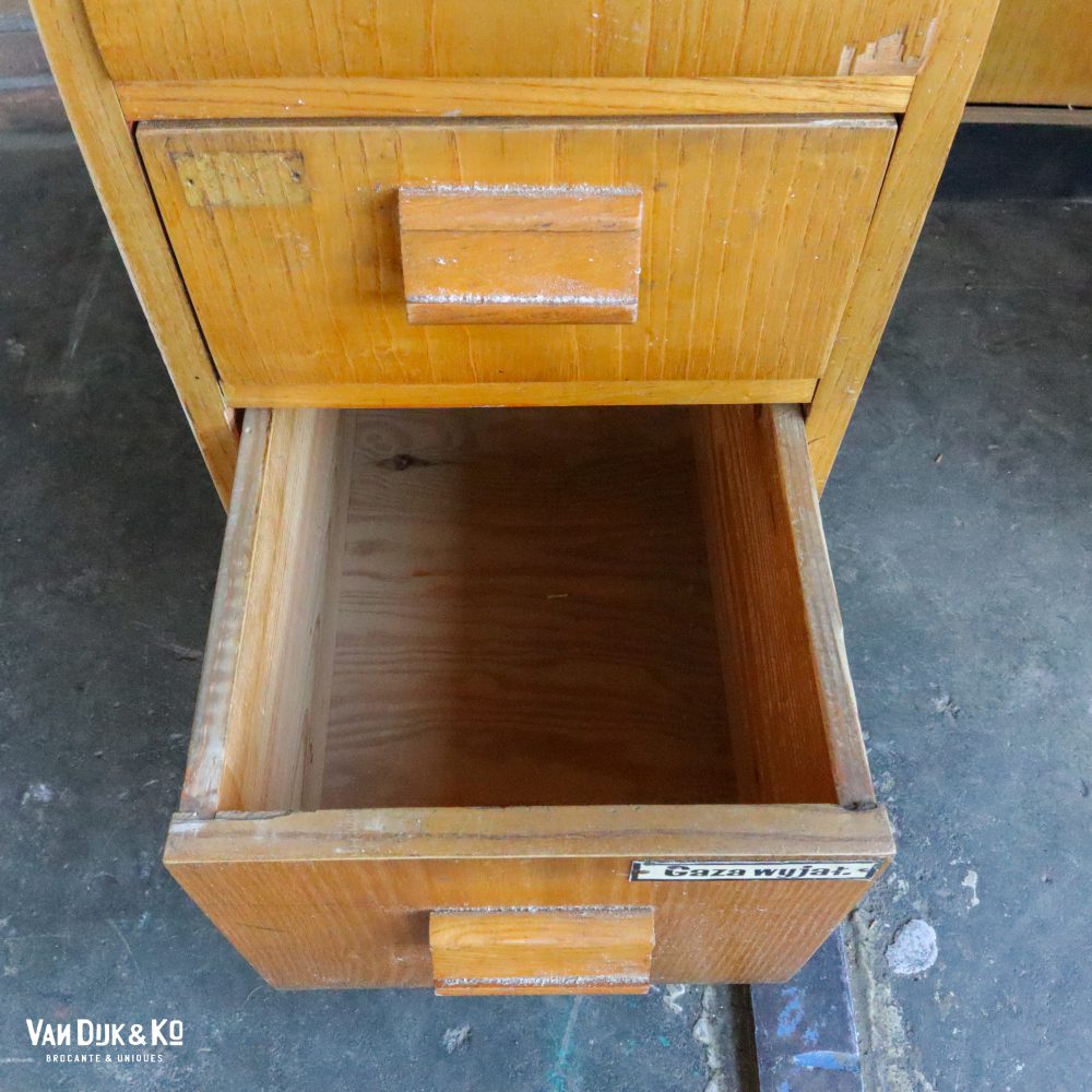 Vintage houten bureautje - Afbeelding 8