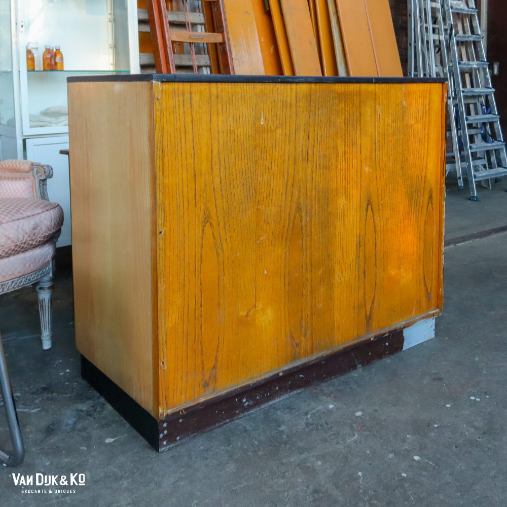 Vintage houten bureautje - Afbeelding 14