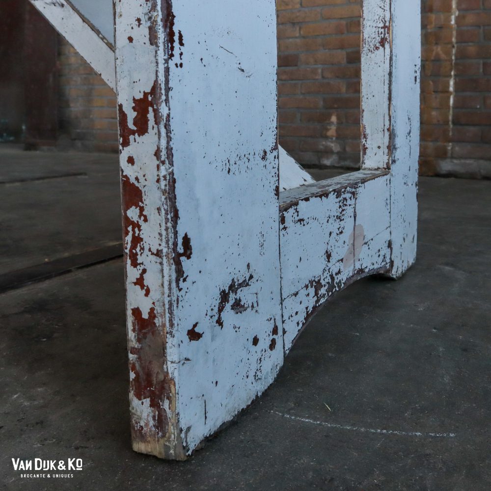 Brocante houten tafel - Afbeelding 8