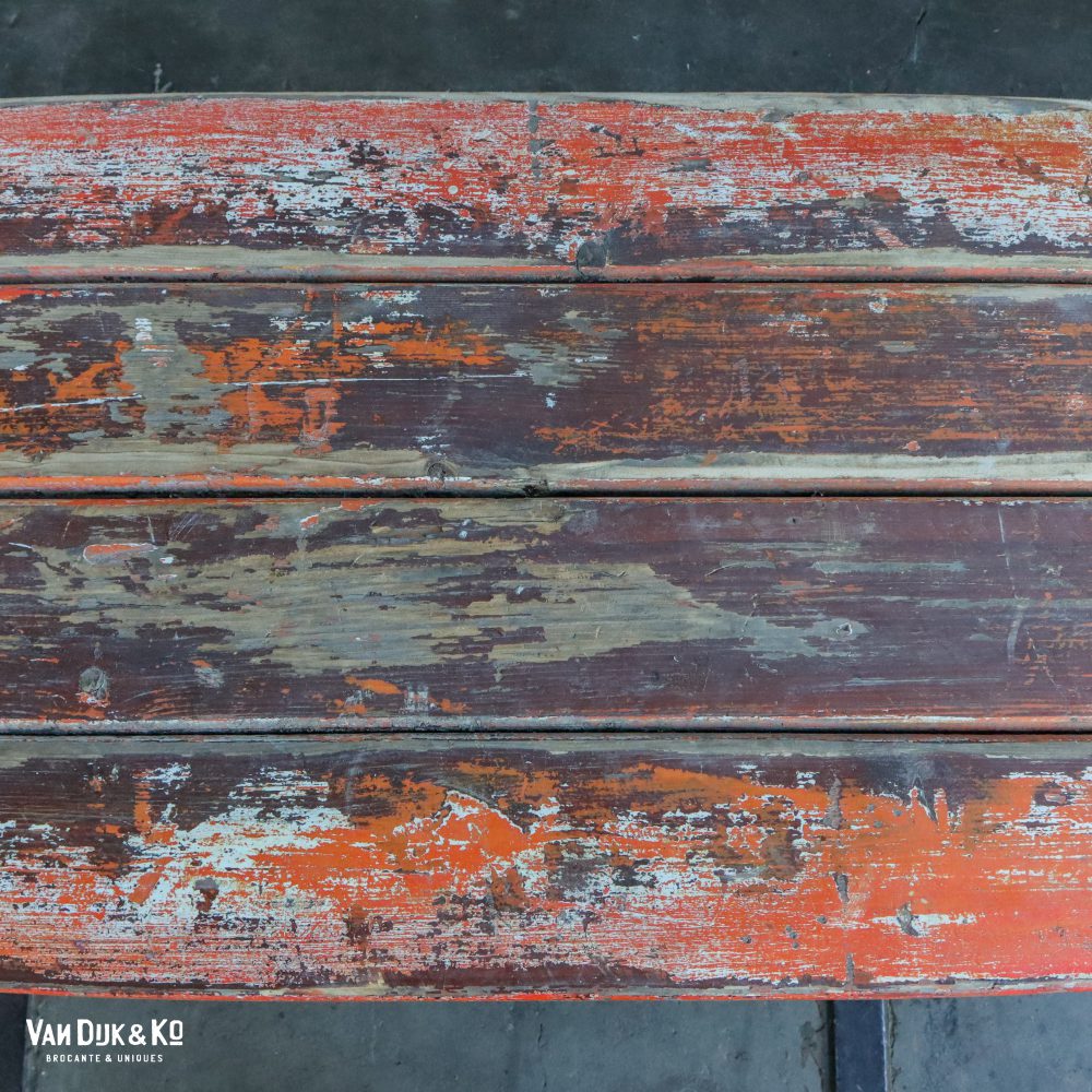 Brocante houten tafel - Afbeelding 5