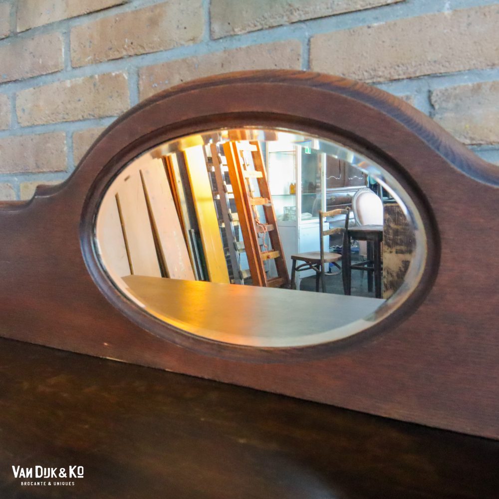 Vintage dressoir met spiegel - Afbeelding 7